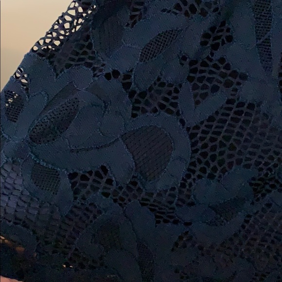 Blue floral cut out dress - Picture 2 of 3